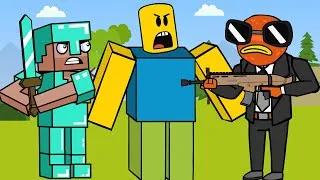 Thumbnail: Funny Minecraft, Roblox & Fortnite Animations! (ArcadeCloud)