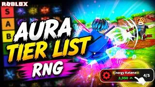Thumbnail: ULTIMATE Roblox Unscathed RNG Aura Tier List