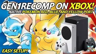 Thumbnail: Play Pokémon Red, Blue, & Yellow on Xbox Series X|S with Gen1Recomp!