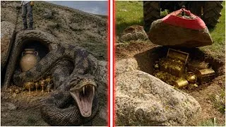 Thumbnail: Just as she was about to grab the treasure, a huge snake attacked.
