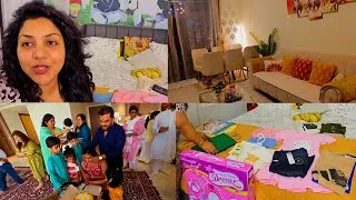 Thumbnail: Rakhi K Liye Gifts 🎁 Liye || Griha Pravesh Ki Pooja || New House 🏠 || Living Room New Look