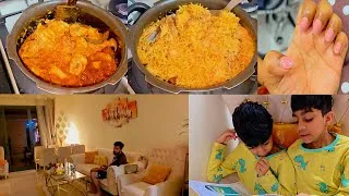 Thumbnail: Itna Tasty Chicken Pulao...One Pot Meal || New Light For Living Room || New Nails 💅 