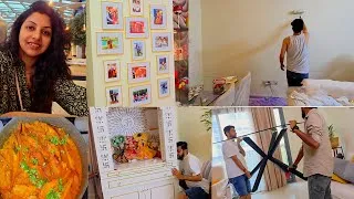 Thumbnail: Ghar Ka setting Change Kiya 🙄 Husband ne Pura Ghar Paint Kiya || Small Fish Curry ,Quick Dal recipe 