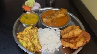 Thumbnail: गटारी स्पेशल चिकन वडे थाळी ( Instant  chicken vade Thali)🍛🍗