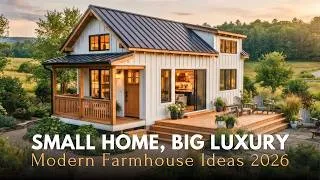 Thumbnail: Modern Farmhouse Tiny House Ideas 2026: Beautiful Small Homes With Big Luxury