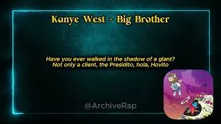 Thumbnail: Big Brother - Kanye West (Lyric Video)