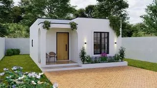 Thumbnail: 20'x30' (6x9 Meters) 2-Bedroom Small House Design | Modern House Tour