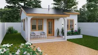 Thumbnail: 18'x23' (5.5x7 Meters) House Design | Cozy Small House