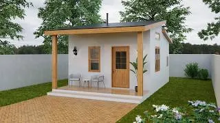 Thumbnail: 15'x20' (4.5x6 Meters) Tiny House Design | 2 Bedroom House Tour