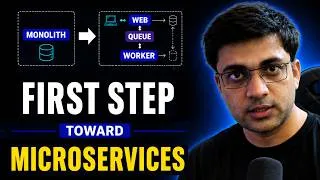 Thumbnail: Web-Queue-Worker Architecture — First Step Toward Microservices 🧠