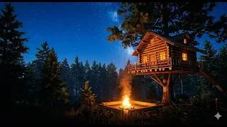Thumbnail: Forest Gameplay - Building an Alpine Treehouse away from Cannibal Chaos