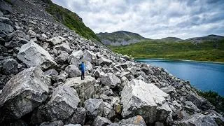 Thumbnail: 360° VR Walk: Crossing the Massive Landslide on Sørøya (Lotre to Langstrand) 🇳🇴