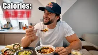 Thumbnail: Was esse ich an einem Tag?! 🤔 | Full Day of Eating #1 | Arda Saatci
