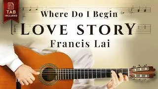 Thumbnail: Love Story (Where Do I Begin) – Francis Lai | Guitar Tutorial + Slow Tabs
