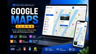 Thumbnail: 🌐 Professional Google Maps Clone | Web Development Project