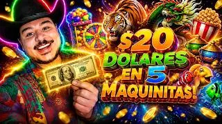 Thumbnail: 🎰 $20 DÓLARES EN 5 MAQUINITAS! 💰 | Kickapoo Casino y su 30 Aniversario + Alicia Villarreal! 🌟 (P1)