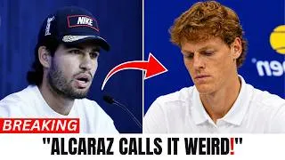 Thumbnail: ALCARAZ REACTS to Sinner’s US Open Withdrawal! 😱 “It’s Kind of Weird”