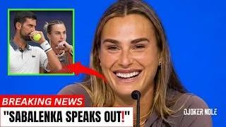 Thumbnail: Aryna Sabalenka FINALLY Reveals What She Thinks About Playing With Djokovic!