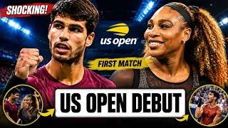 Thumbnail: US OPEN ERUPTS! 🔥 Alcaraz & Serena Williams Leave Fans STUNNED