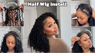 Thumbnail: HALF WIG INSTALL W/ CLIP-INS *Extremely Detailed* | CurlsQueen