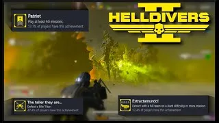 Thumbnail: Hell Divers 2 - Extractamundo! Achievement / Fenrir III (HARD Difficulty)