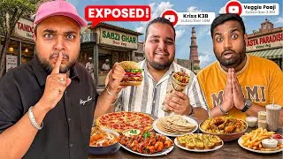 Thumbnail:  I Exposed Viral GENZ Vs OG Food Recommendations in Delhi 😱😱 @krissk3b || RailRestro Train Food ||