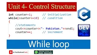 Thumbnail: Control Structure While Loop in C++ | Complete Tutorial | Class 12 ICS Part 2 Malakand Board