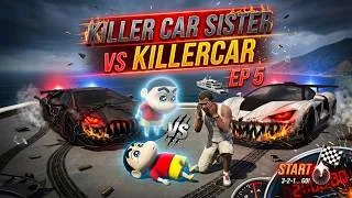 Thumbnail: GTA | Can Franklin save his life from Killer car's sister, Kira Killer car | killer car | part 5 |