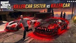 Thumbnail: GTA | Can Killer Car stop his sister, Kira Killer Car, from killing Franklin | KILLERCAR | AR GAMER