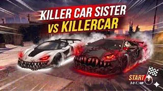 Thumbnail: Can Franklin and Shin chan save the killer car from his sister Kira's attack | GTA | KILLER CAR |