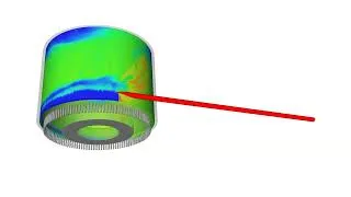 Thumbnail: High-fidelity large-eddy simulation capturing combustion dynamics
