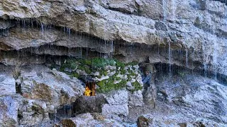 Thumbnail: Caught in Heavy Rain & Thunderstorm — Building a Bushcraft Survival Shelter with a Fireplace