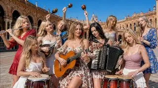 Thumbnail: Spanish Coastal Fiesta in Magical Seville | Flamenco Guitar with Mandolin, Accordion, Flute & Sax