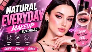 Thumbnail: NATURAL EVERYDAY MAKEUP?! 💖 Soft Fresh Glow in Easy Steps! ✨💄 | Makeup Tutorial