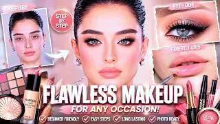 Thumbnail: FLAWLESS MAKEUP?! 😱✨ Easy Glam for Any Occasion! 💄🔥 | Beauty Transformation