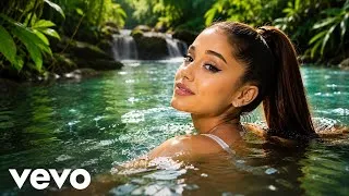 Thumbnail: Arianna Grande - Lost in Paradise 🌿 | Cinematic Jungle River Pop Music Video (Official Video)