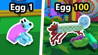 Thumbnail: I Hatched 100 Eggs in Wobbledogs | Wobbledogs