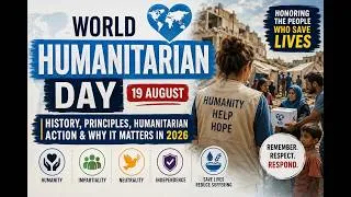 Thumbnail: World Humanitarian Day | History, Humanitarian Action & Why It Matters?