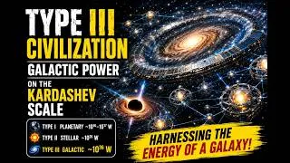 Thumbnail: Type III Civilization Explained | The Galactic Future of the Kardashev Scale | Beyond Dyson Spheres