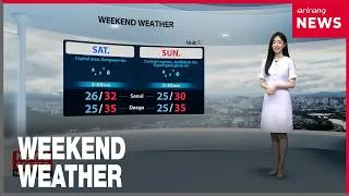 Thumbnail: [Weather] Heat persists nationwide, weekend rain for the capital area