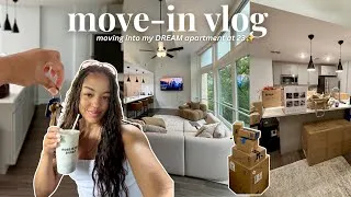 Thumbnail: I Finally Moved Into My Dream Apartment! ✨ First Apartment Move-In Vlog + Unpacking