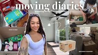 Thumbnail: MOVING DIARIES EP. 1 📦| Packing Up My Life in 48 hours, Apartment Shopping & Living Alone at 23