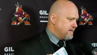 Thumbnail: 4/10/24 Head Coach André Tourigny Speaks to the Media Following Tonight's Game vs the Seattle Kraken