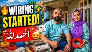 Thumbnail: Alhamdulillah! 😍Our Dream Home's Electrical Wiring Begins! 🏠⚡ | House Construction Vlog 