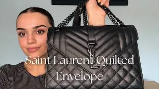Thumbnail: Saint Laurent Quilted Envelope Review