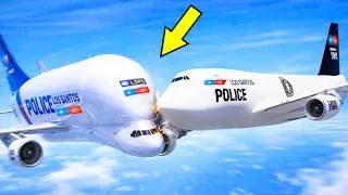 Thumbnail: Police Planes Crashes Mid-Air Without Noticing They're Flying Straight At Each Other | GTA 5