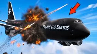 Thumbnail: Airplane Crash Compilation: 6 Cinematic Aeroplane Crash Scenes In GTA 5 (#56)