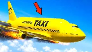 Thumbnail: Taxi Plane Catches Fire Mid-Air Due To Excess Weight And Makes Emergency Landing At Airport | GTA 5