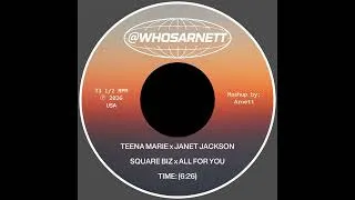 Thumbnail: Teena Marie: Square Biz x Janet Jackson: All For You (mashup by Arnett)