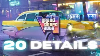 Thumbnail: 20 crazy and spectacular GTA 6 details before trailer 3! 
